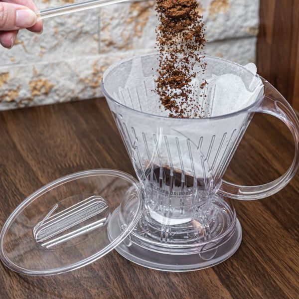 Clever Coffee Dripper, Large 18 oz, Clear, with 100 Filters
